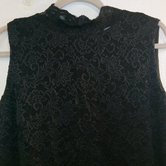 Susan Graver Black Sleeveless Pullover Blouse Women’s Size 1X - Picture 2 of 10